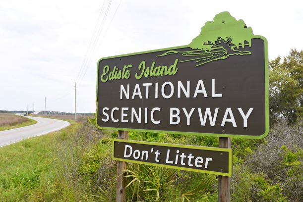 Welcome!  North end of the National Scenic Byway.